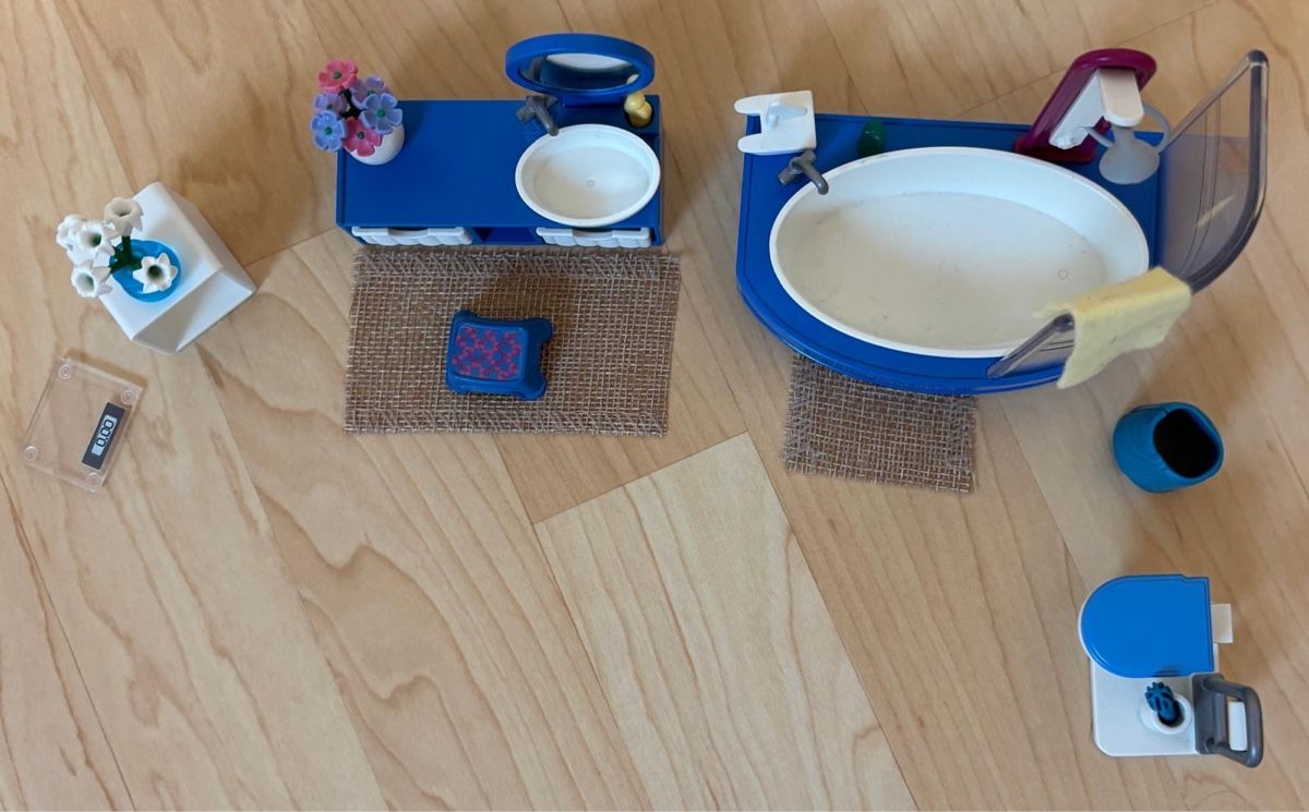 Playmobil Spielzeuge: Playmobil blaues Badezimmer – Gebraucht aus Staffelbach von mdh82 1