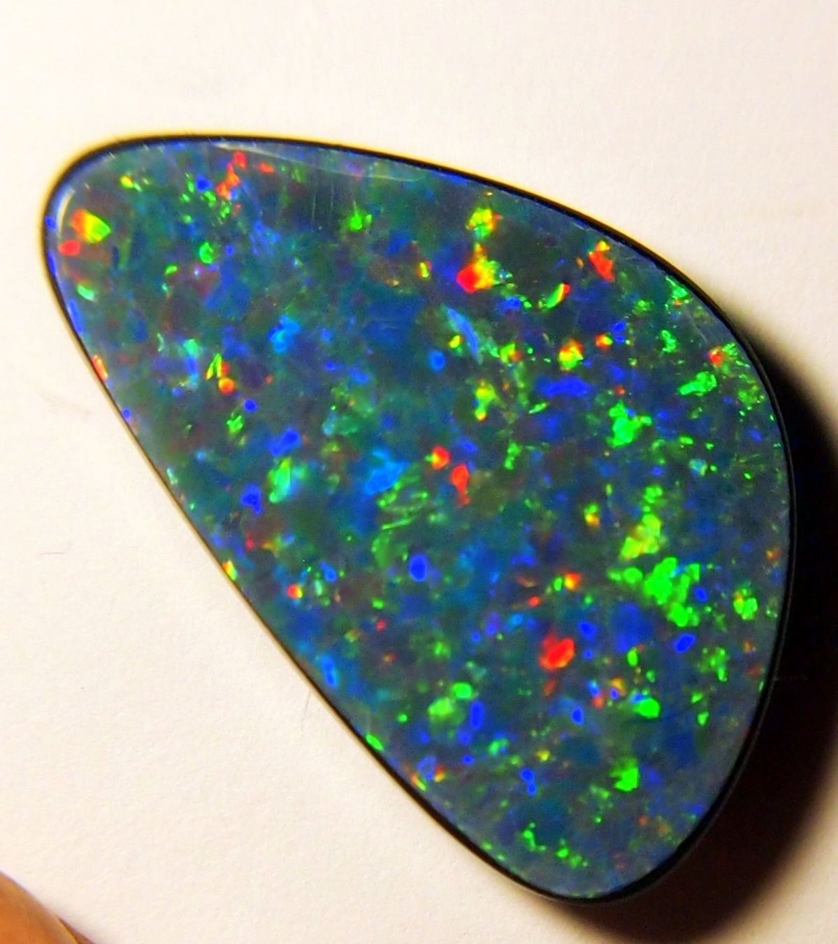 Pietre preziose: 8,7 ct. Multicolour Blackopal-Douplette AAA – Nuovo e nell'imballaggio originale da Reinach BL venduto da rumablum 6