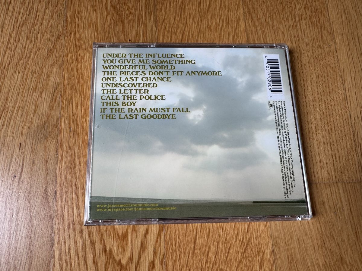 CD: James Morrison Undiscovered CD – Usato da Zürich venduto da wtpooh 1