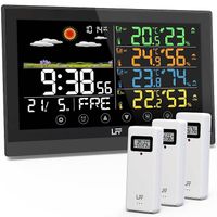 LFF Drahtlose Wetterstation,Funkwetterstation Indoor Outdoor
