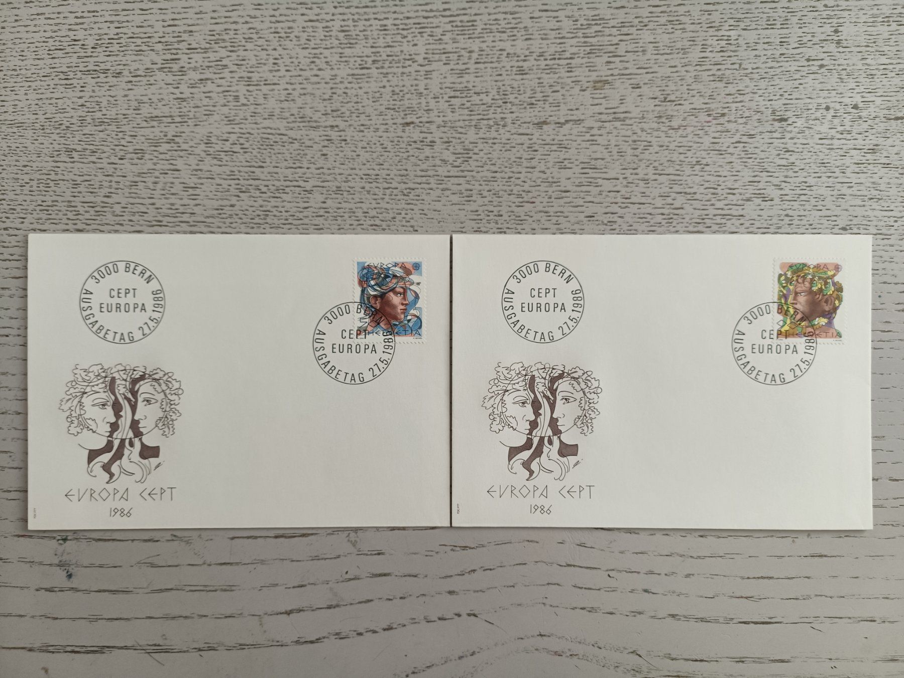 Alle Briefmarken: 1986 FDC Europamarken Einzelwerte – Neu (gemäss Beschreibung) aus Dübendorf von goeggi79