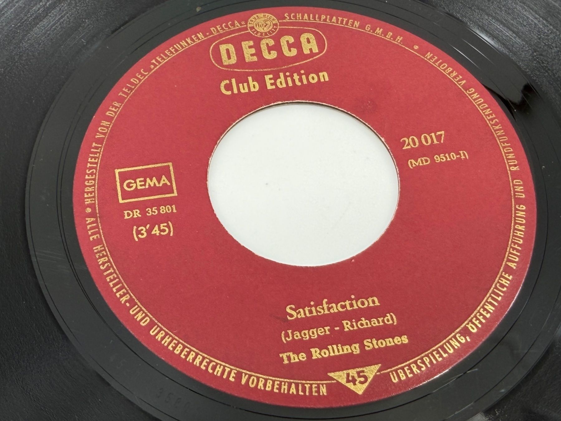 Dischi in vinile: The Rolling Stones  Satisfaction - Vinyl, 7", 45, Single – Usato da Winterthur venduto da Roli56 4