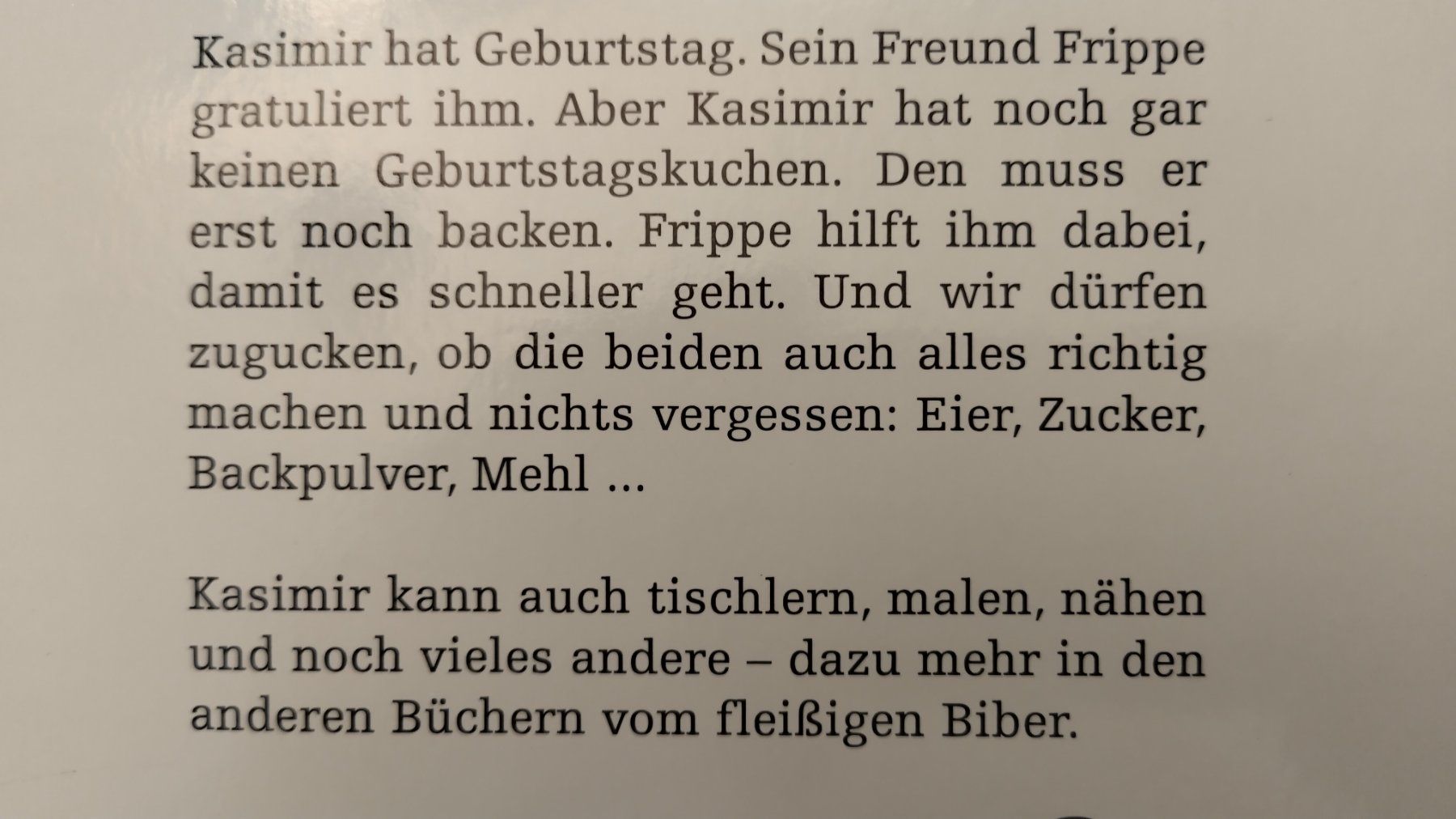 Bücher: Biber Kasimir backt / Bilderbuch ab Fr. 8.- – Gebraucht aus Bellach von JingleJerry 9