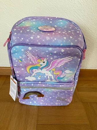 Schulranzen / Thek Ultra leicht Einhorn mit Etuis