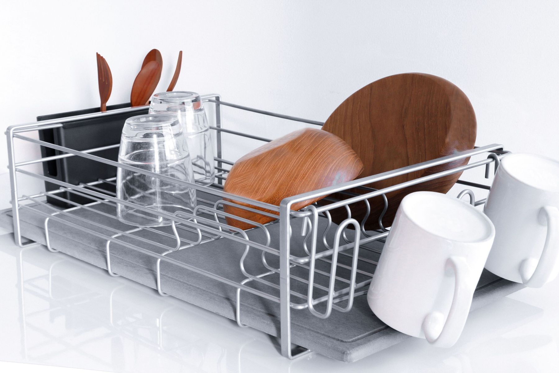 Elettrodomestici da cucina: Framma Geschirrabtropfgestell silber aus Kieselgur – Nuovo e nell'imballaggio originale da Dietlikon venduto da Salesmax 7