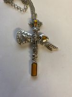 Collier pendentif croix style indien
