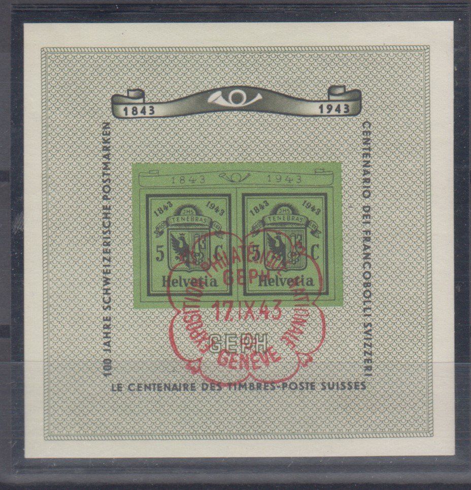 Tous les timbres: Bloc W18 oblitéré – D'occasion à Boécourt par Denteles66