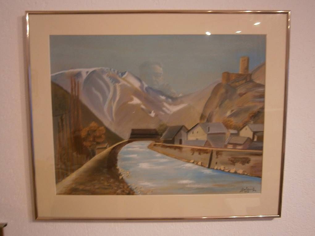 Dipinti: Tableau, La Dranse de Martigny – Usato da Villeneuve venduto da Vill09