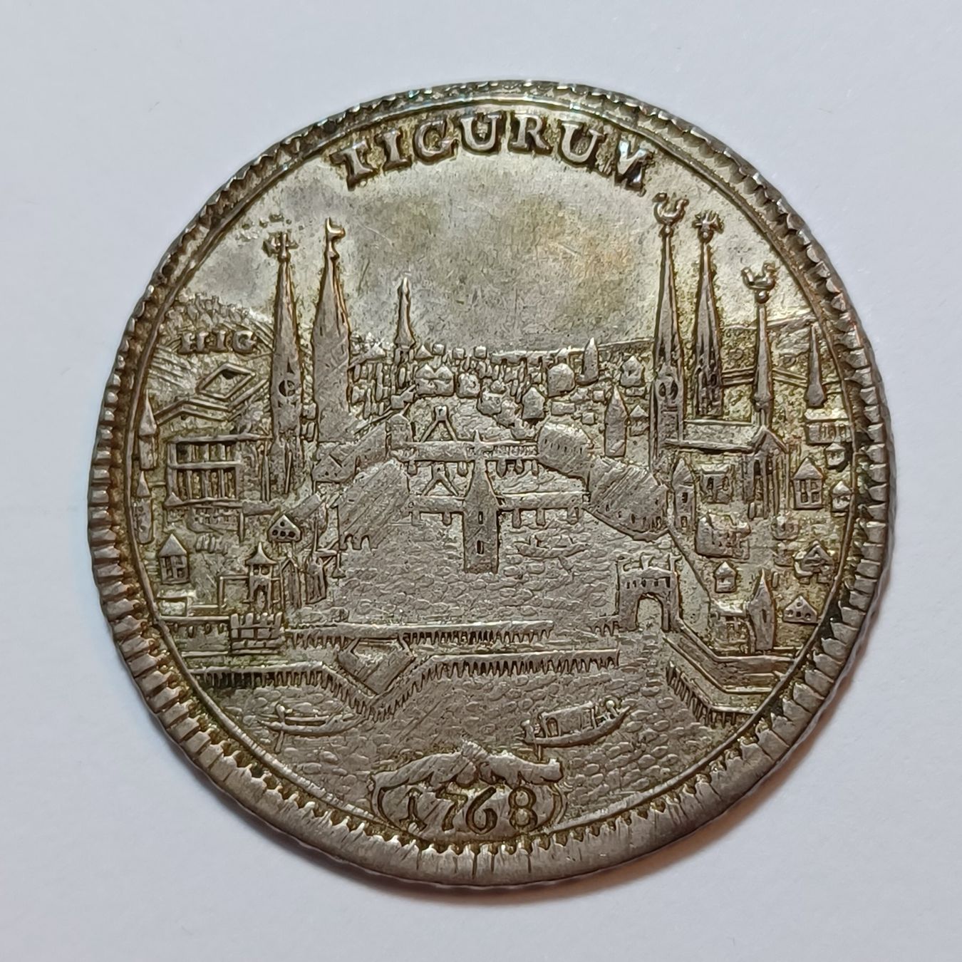 Tutti le monete: 1/2 Taler 1768 Zürich – Usato da Pfäffikon ZH venduto da Schweizer_Muenzen