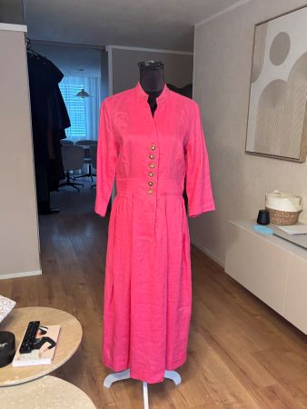 Luis Steindl Midi Dress 100% Leinen