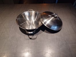 Fissler wok inox 18-10 / 28 cm