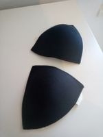 Schwarze BH-Einlagen, neu, ungetragen, Cups Grösse C