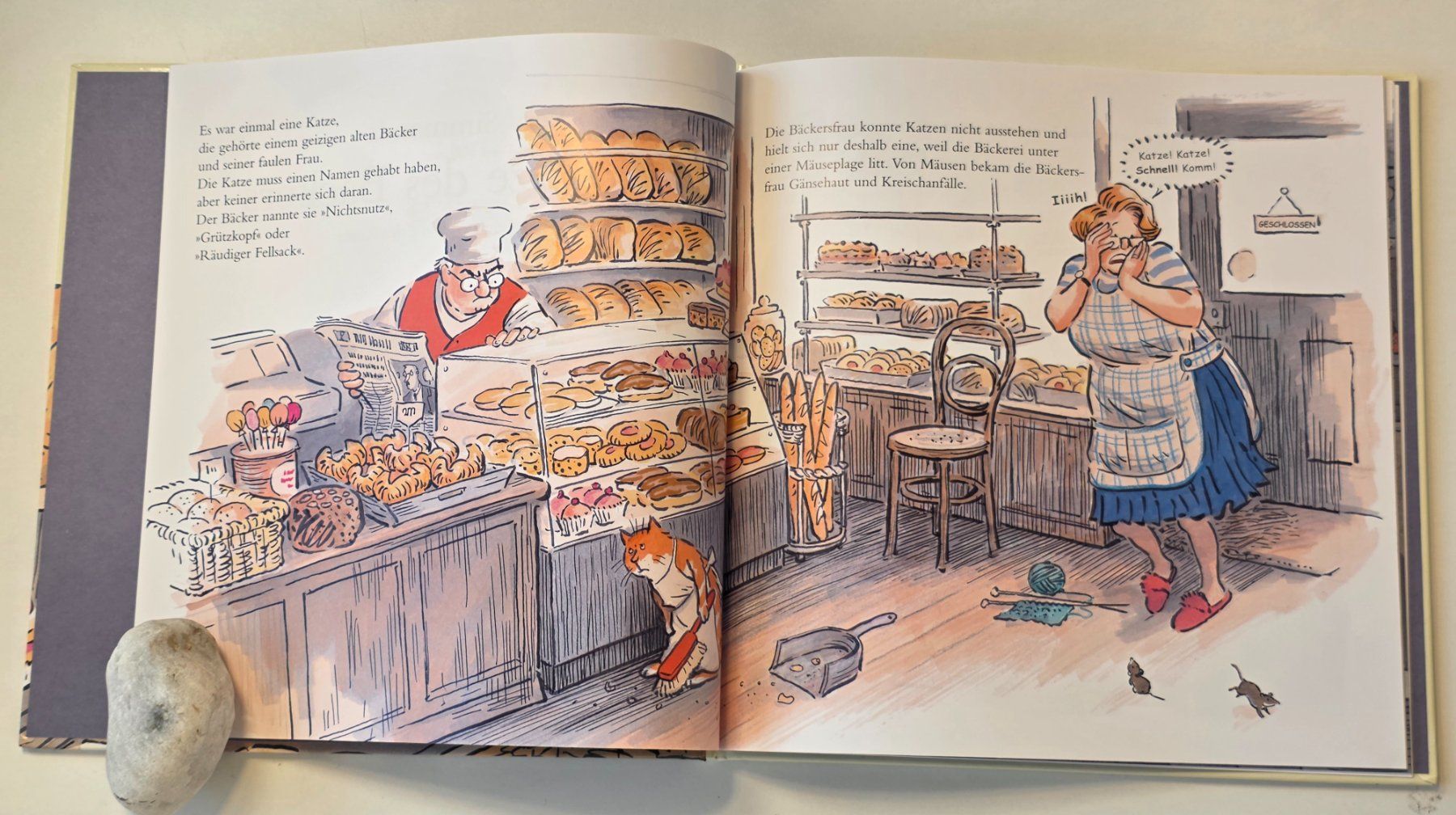 Libri: DIE KATZE DES BÄCKERS von Posy Simmonds – Nuovo (secondo la descrizione) da Dürnten venduto da Bachtelrider_ 4
