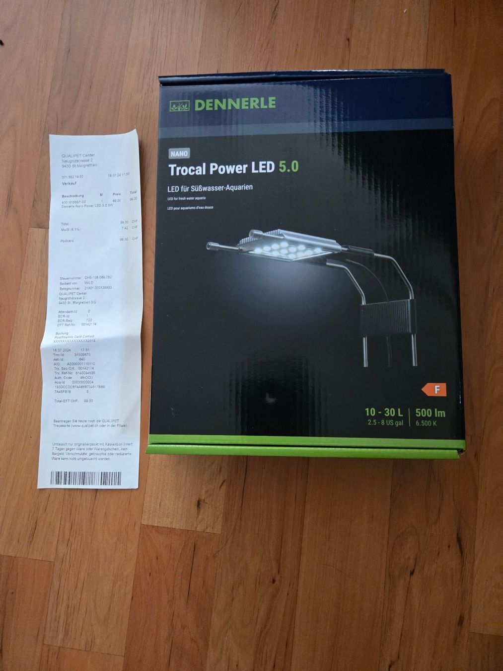 Dennerle Lampen: Aquarium LED Lampe – Neu und originalverpackt aus Altstätten SG von Tschuppben