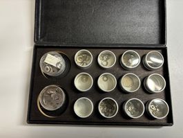 Uhrmacher Sammlung Rochets Couronnes Noyaux Rondelles de cou