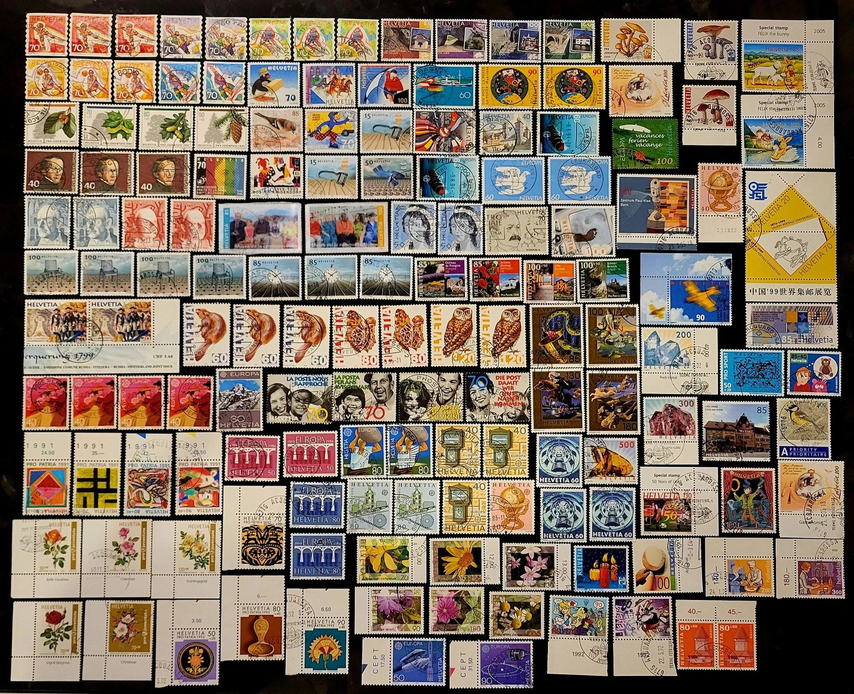 Tutti i francobolli: CH, Lot Briefmarken, gestempelt – Usato da Castione venduto da Rx-stamps