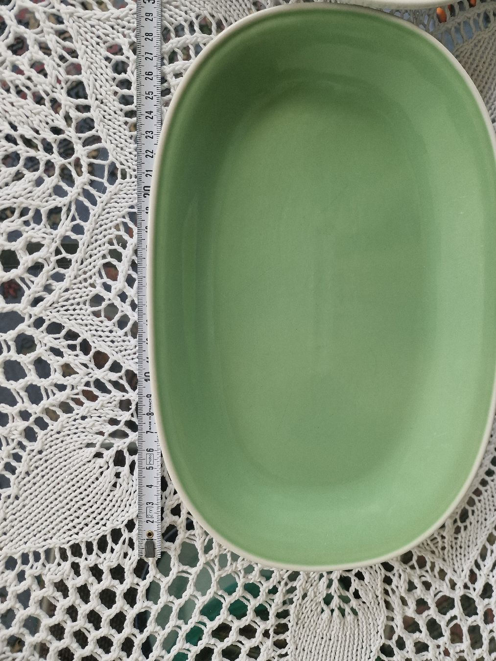Rössler Piatti di portata: 3x plat ovale rössler vert vintage – Usato da versoix venduto da 928 6