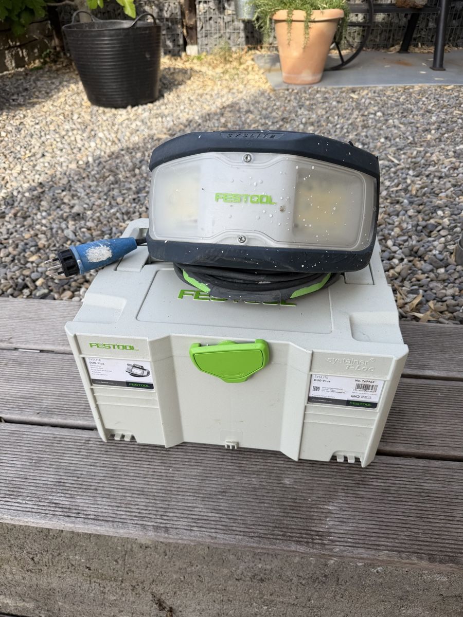 Festool Alle Werkzeuge: Festool Baustrahler Syslite Duo im Systainer gebraucht – Gebraucht aus Oppligen von Balu2012
