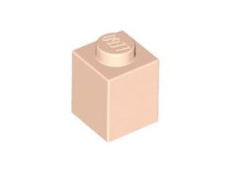 LEGO - 50x Light Nougat Brick 1x1 - 3005 - NEW