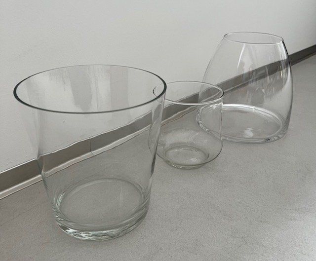Vasen & Gefässe: Glasvasen Blumenvasen Pflanzenvasen – Gebraucht aus Thun von Steinitz 1