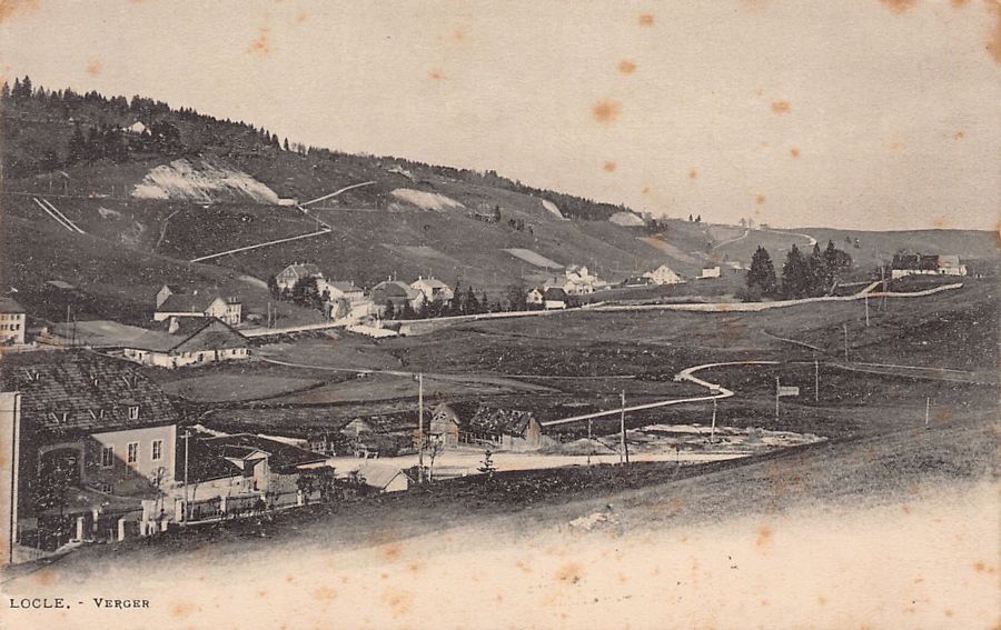 Cartes postales: Locle, Verger, vers 1900 – D'occasion à Frauenfeld par POML