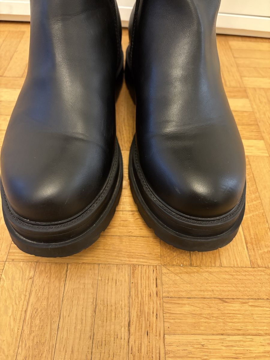 Scarpe da donna: Schwarze Hohe Chunky Boots, 40-41 – Usato da Basel venduto da lolushka 4