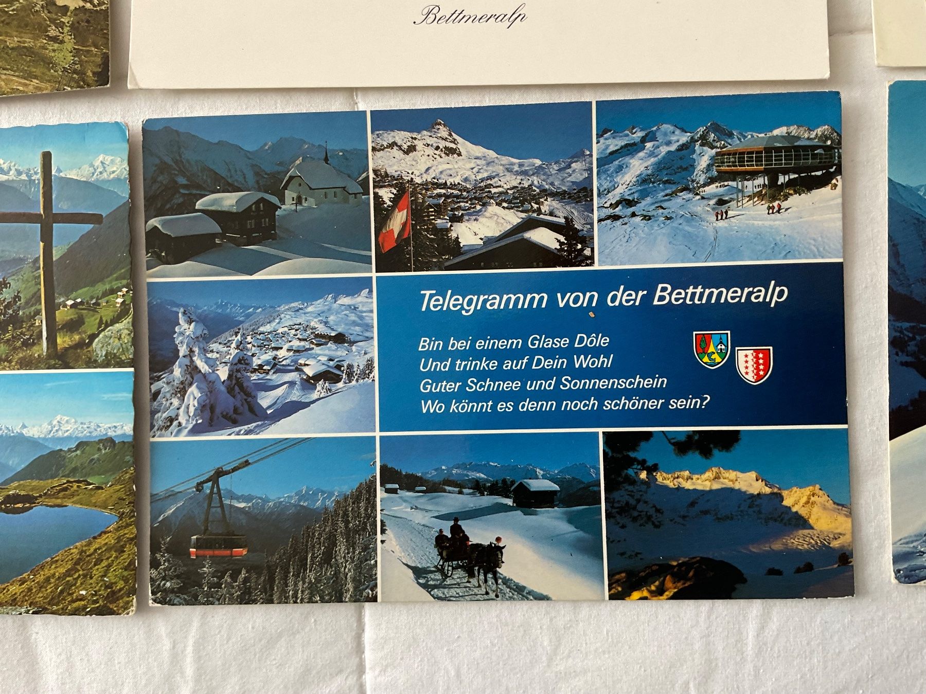 Cartoline postali: 9 AK Bettmeralp VS – Usato da Zürich venduto da Tolima194 4