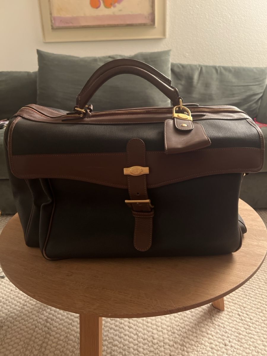 Dunhill Borse: Dunhill Weekender grün – Usato da Zürich venduto da nabisco