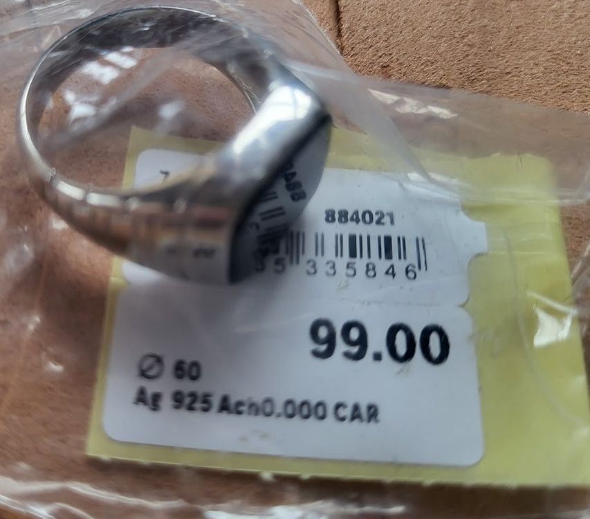 Anelli: Ring AG 925 Neu Gr. 60 – Nuovo e nell'imballaggio originale da Selkingen venduto da Eishase