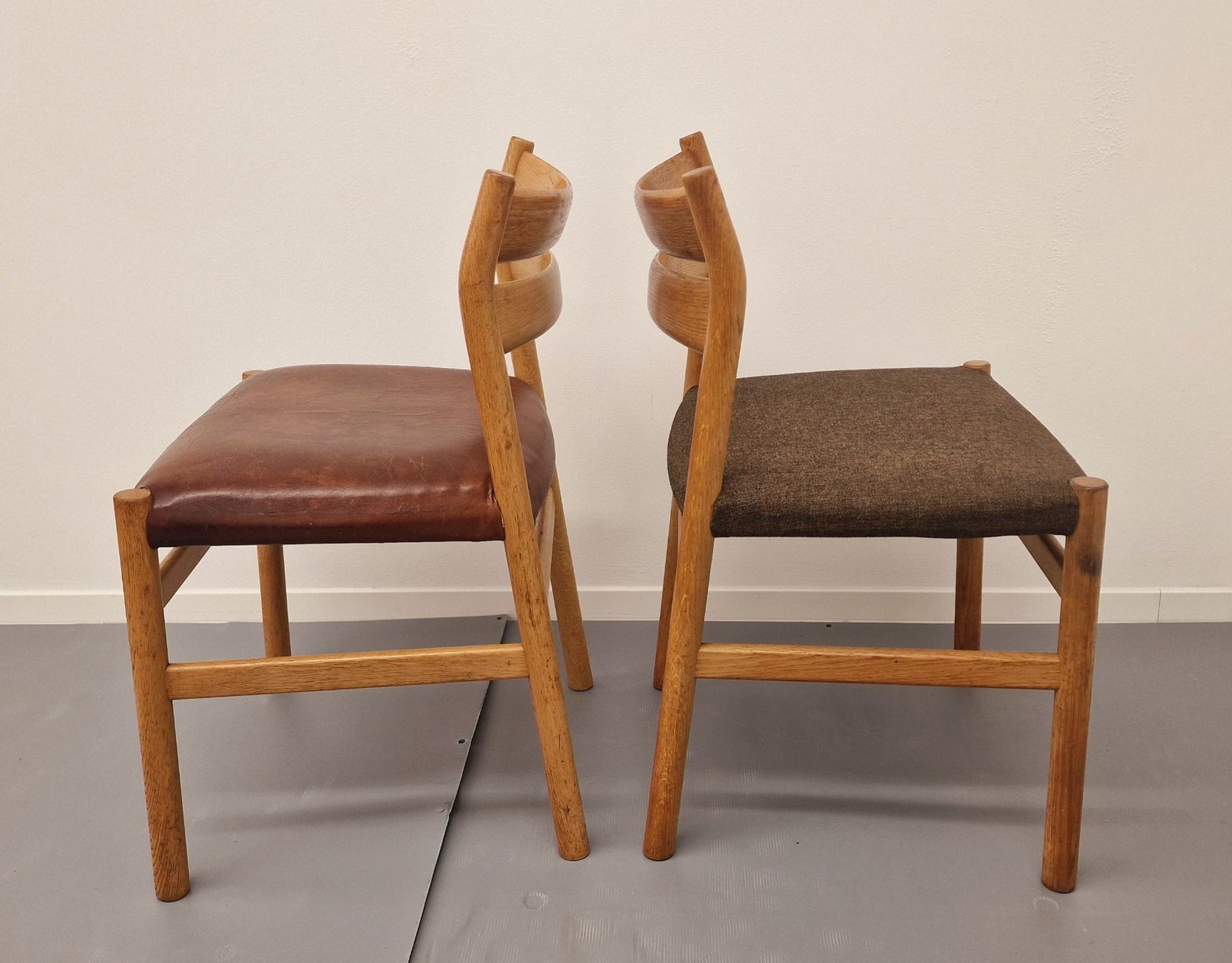 Sedie: Design, Børge Mogensen, 2 Stühle, C.M. Madsens, Eiche 60er – Usato da St.Gallen venduto da Yuzucitrus 4