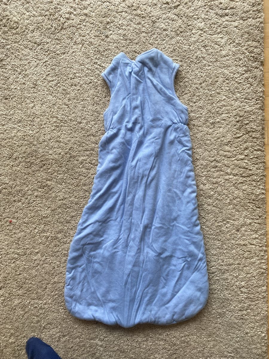 Sacs de couchage: Gebrauchter blauer Babyschlafsack mit Sternen 80 cm – D'occasion à Baden par ric_hp5k 1