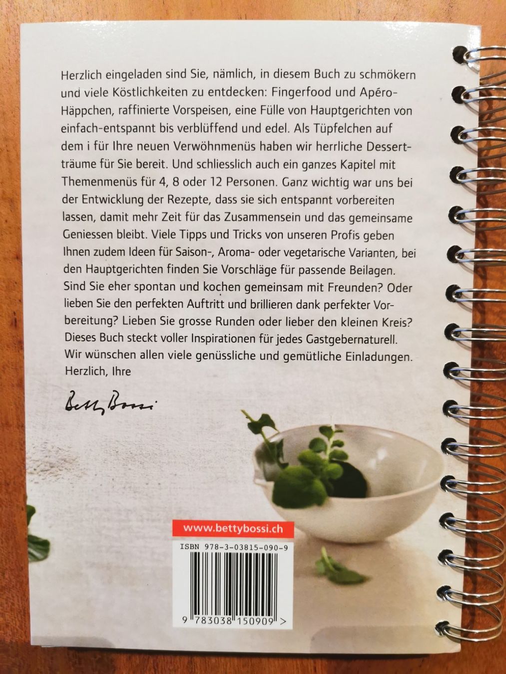 Bücher: Betty Bossi; Herzlich eingeladen - 320 Seiten – Gebraucht aus Boniswil von Totomat-Lady2 1