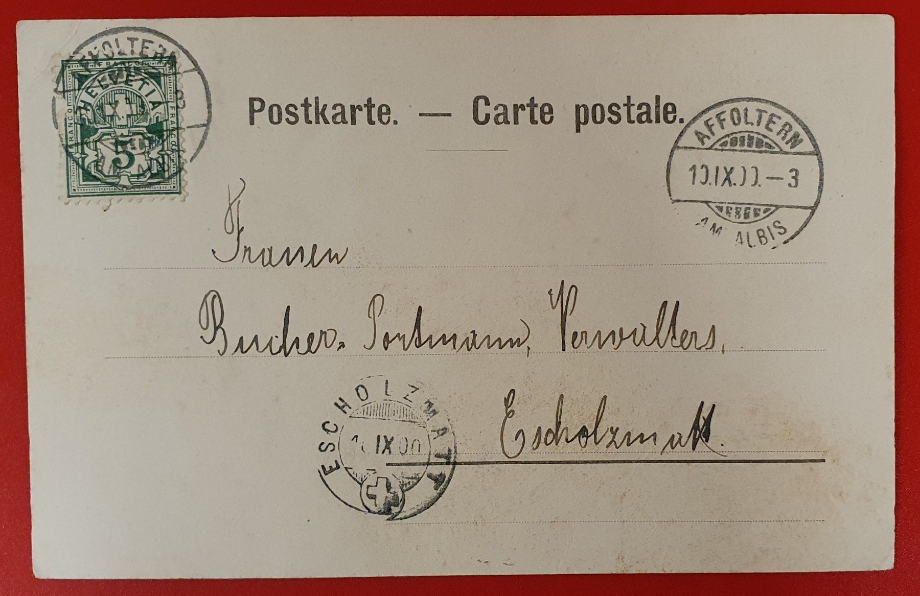Cartes postales: Affoltern am Albis 1900 – D'occasion à Kreuzlingen par Rschweiz1 1