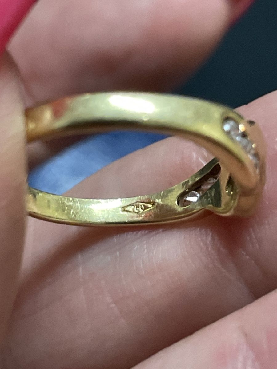 Anelli: Bague en or 18 carats taille 53 – Usato da Montreux venduto da Pipo7878 2