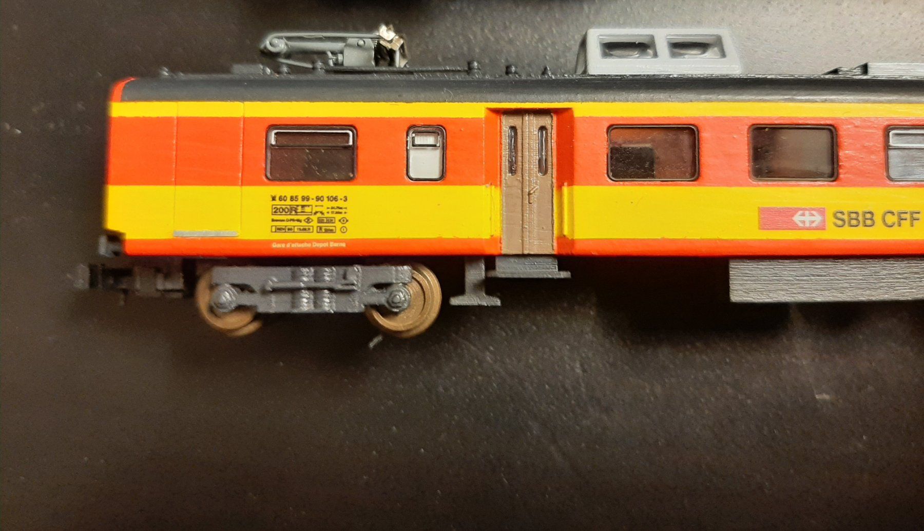 Modellini di ferrovie: Fahrleitungsmesswagen SBB – Usato da Colombier NE venduto da Couscous12 1