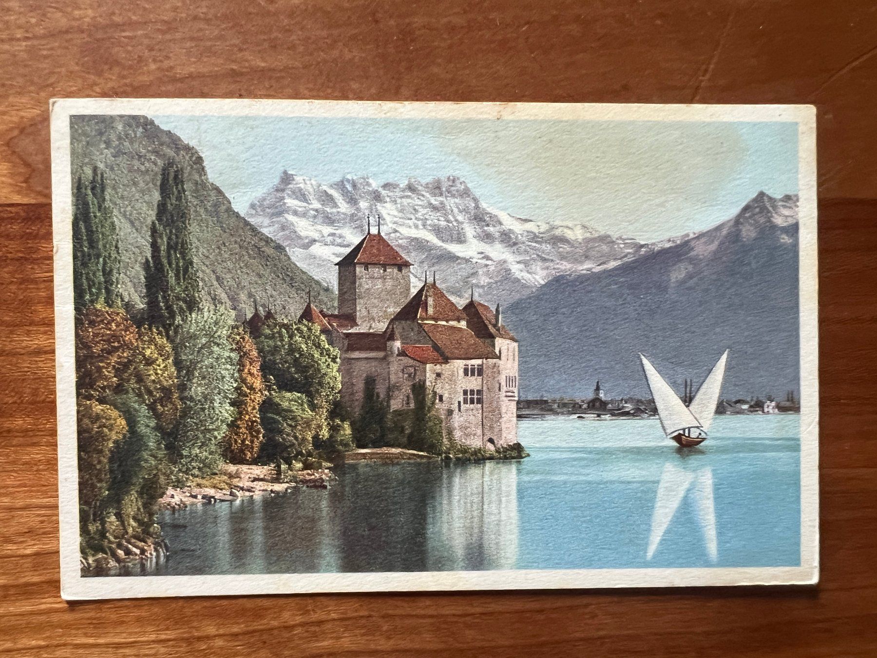 Cartoline postali: AK 1952 Chillon      (G2612) – Usato da Hinwil venduto da Sidi4