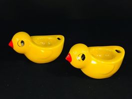 Vintage 2 Goebel Ente Figuren