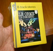 NEU 8 Track TAPE Le Orme Concerto VERSIEGELT 1974 italy prog