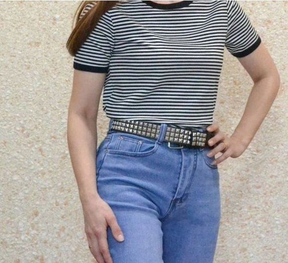 Cinture: 2x Punkrock Nietengürtel - Ceinture rivets punk – Nuovo e nell'imballaggio originale da Lausanne venduto da FASHION-WORLD-SHOP 4
