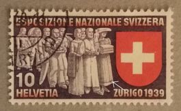 3074c) 225, Abart Roter Punkt im Kleid