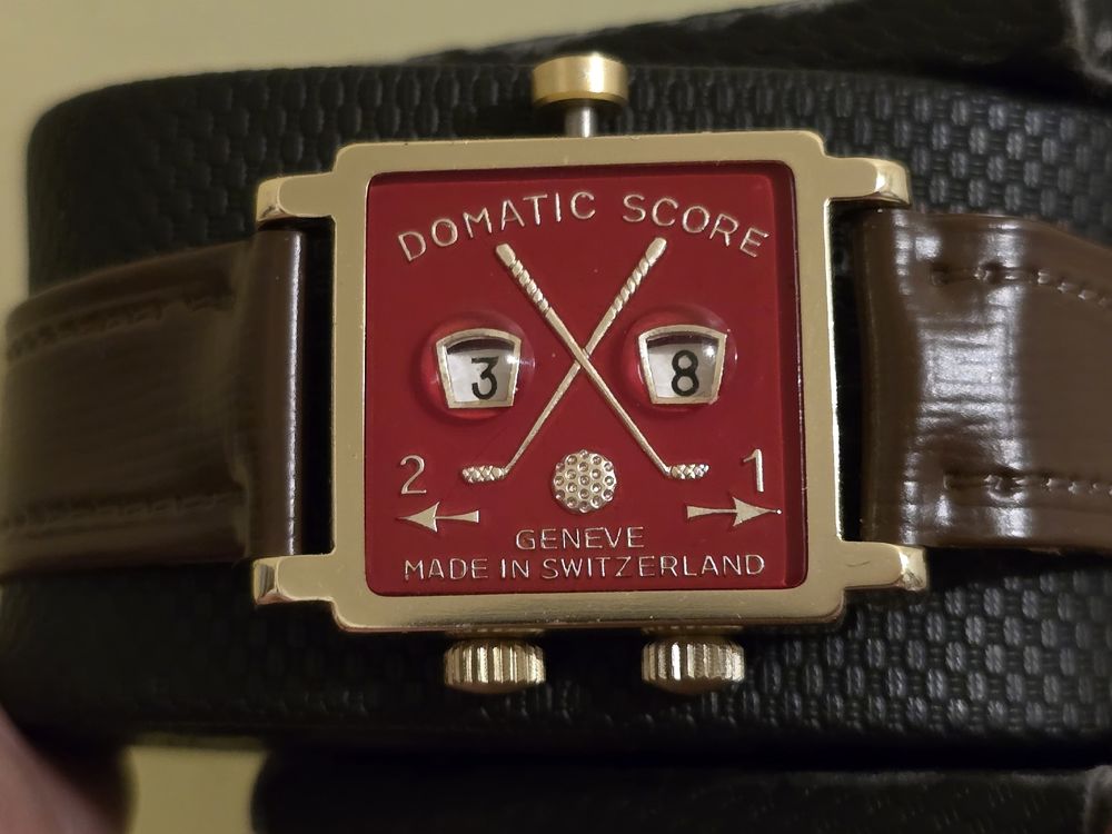 Montre de Golf Vintage Domatic Score Suisse Genève (Neu (gemäss ...