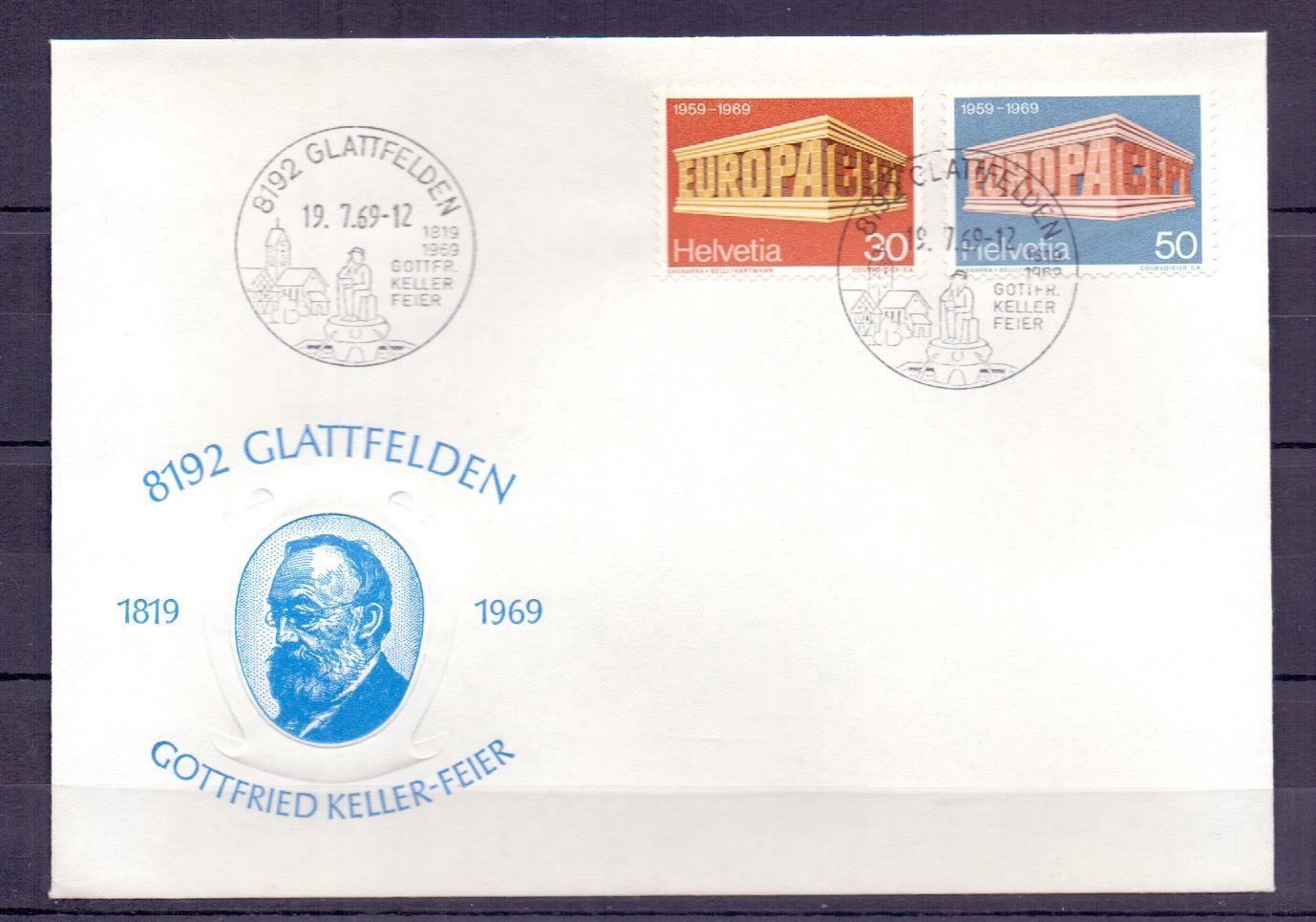 Tutti i francobolli: CH FDC Pro Satz 1969 – Usato da Koblenz venduto da Markenhimmel