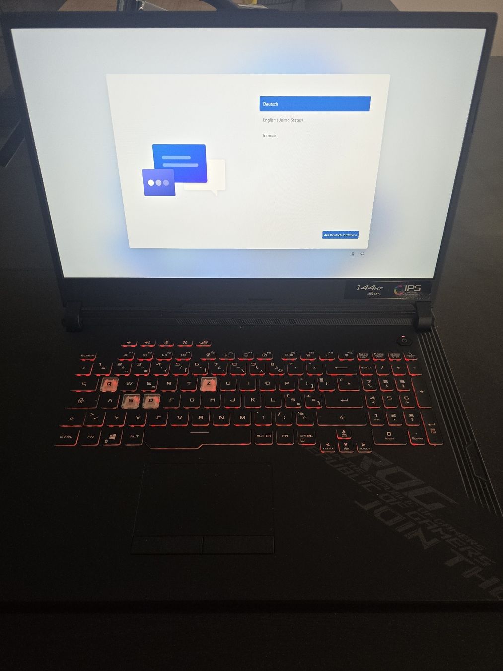 Asus Notebooks: ASUS ROG Strix G17 | wie neu | Updates + Neuinstallation – Gebraucht aus Salgesch von lucloc99