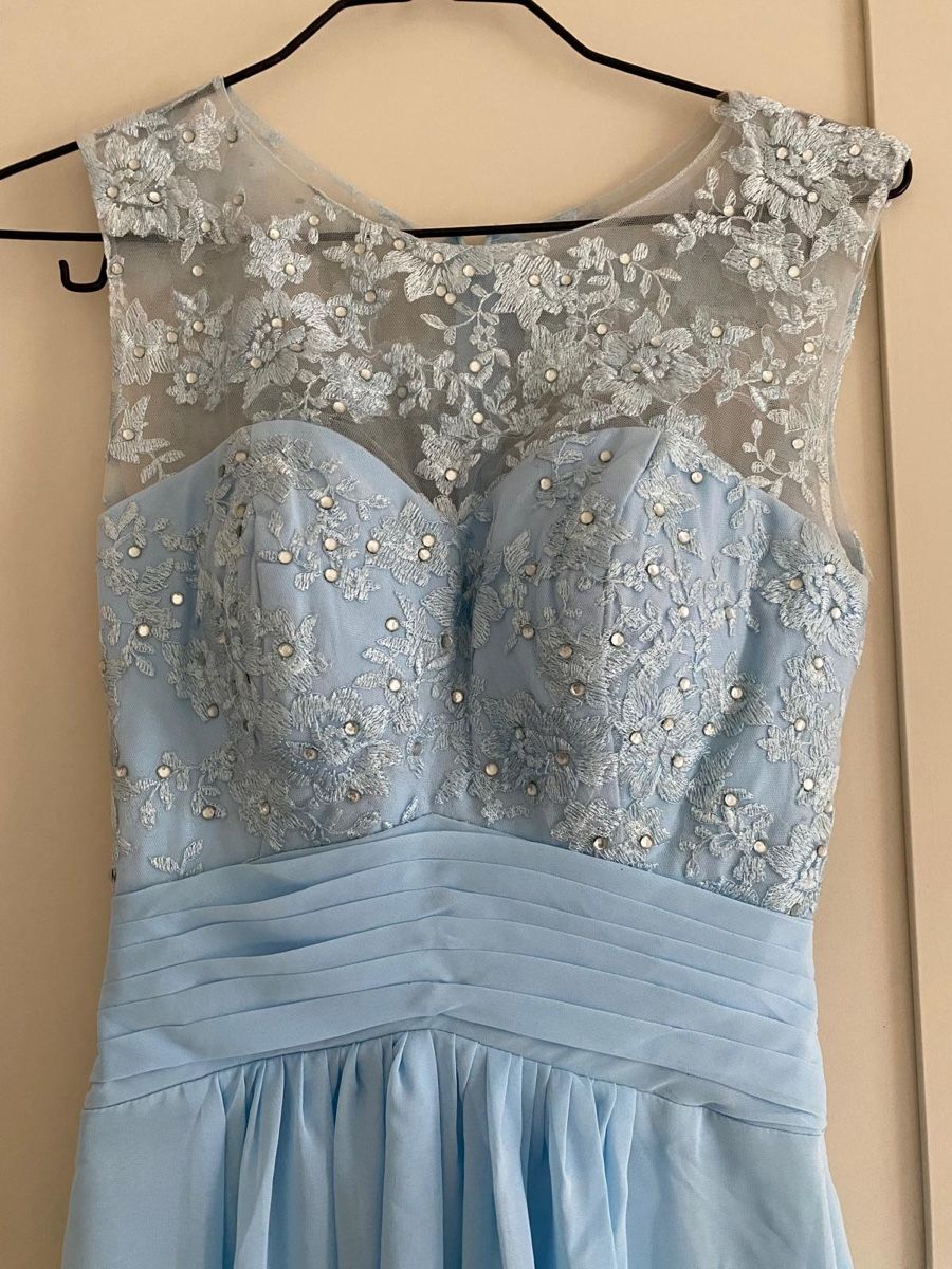 Vestiti: Blaues Abendkleid Gr. 34 – Usato da Luzern venduto da ste_xv95 1