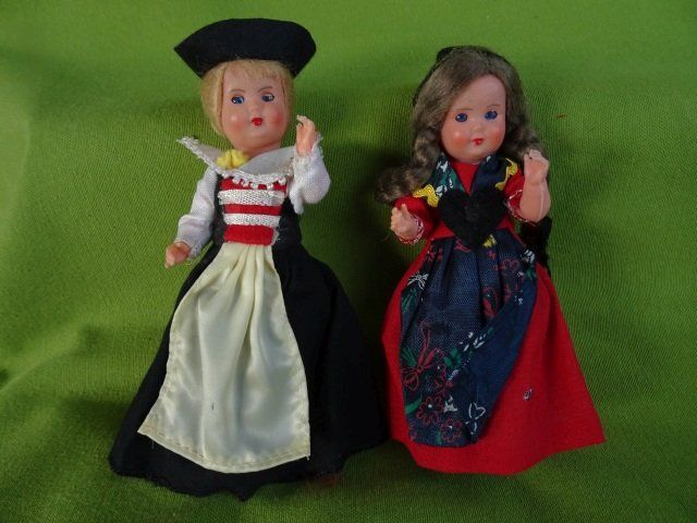 Bambole: Puppenstuben Schwarzwald-PÜPPCHEN 4 Stück – Usato da Berikon venduto da Splendida43 4