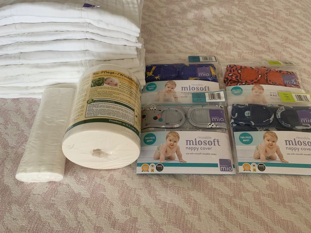 NEU Bambino Mio Stoffwindel Set überhose mit Einlagen Kaufen auf Ricardo