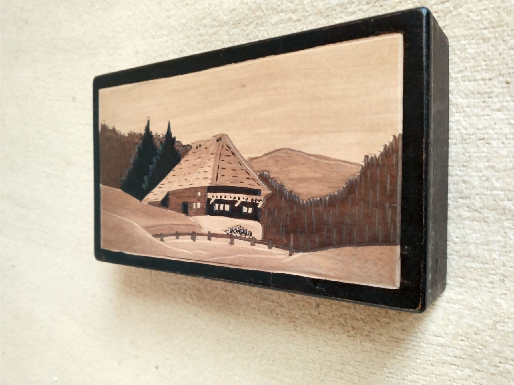 Portagioie: Holzkassette/Schatulle, Bergchalet – Usato da Löhningen venduto da Chimae67 1