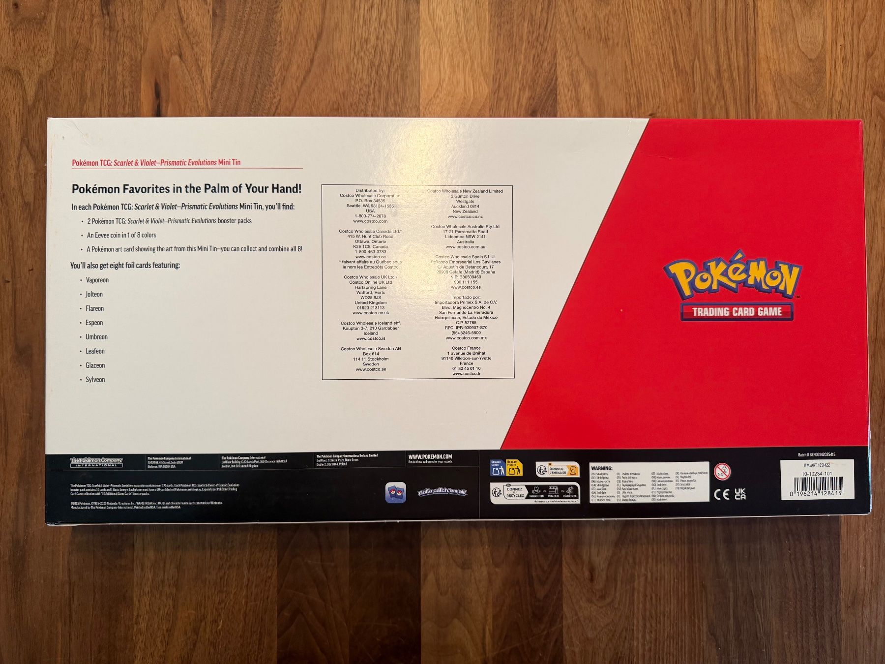 Pokémon Cartes à collectionner: Costco Pokémon Prismatic Evolutions 8x Mini Tins bundle – Neuf avec emballage d'origine à Zürich par SuguShop 2
