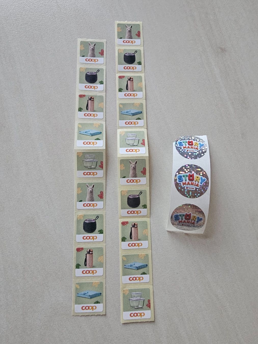 Coop Sammelmarken & -punkte: Coop Sticker und Migros – Gebraucht aus Balterswil von Dikdik1992