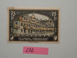 Dt. Reich Notgeld 75 Pfennig Kreuzberg in Oberschlesien